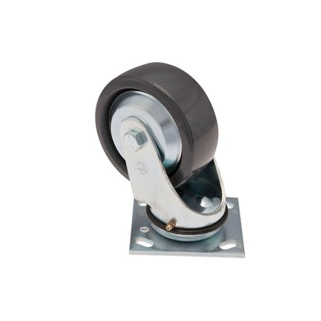 NOBLES/TENNANT WHEEL - SWIVEL CASTER ASSEMBLY 5in x 2in GRAY POLY ON ALUM 1049046